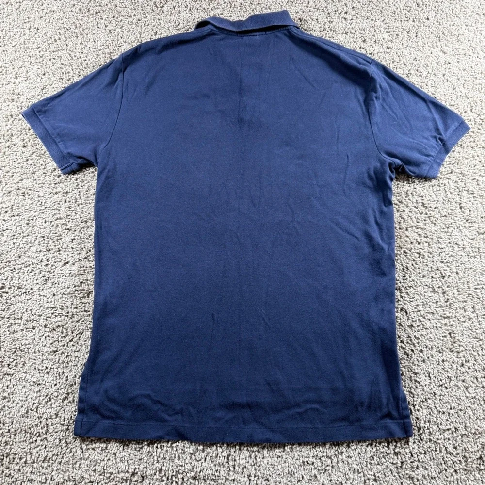 Polo Ralph Lauren Mens Navy Blue Shirt Medium preppy‎ golf resortwear logo pony